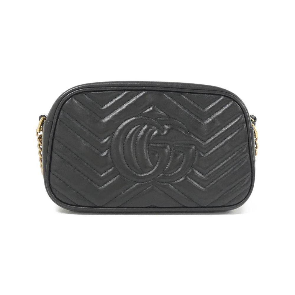 GUCCI Black GG Marmont Shoulder Bag - Picture 2 of 10